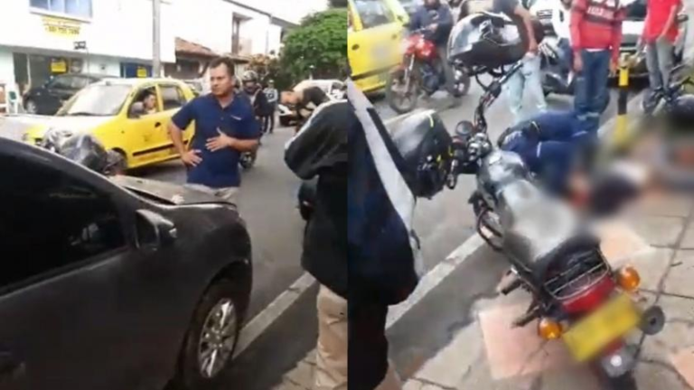 Video|Conductor sufrió un ataque de ira y arrolló a un venezolano en Bucaramanga
