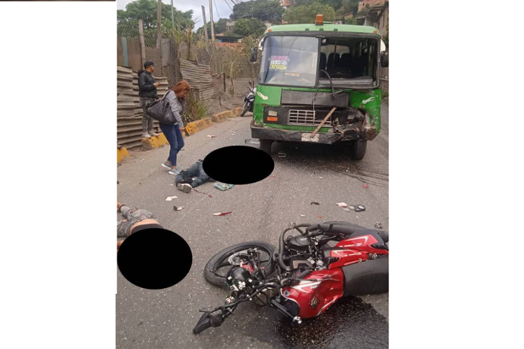 Dos muertos deja  accidente tránsito en Los Teques