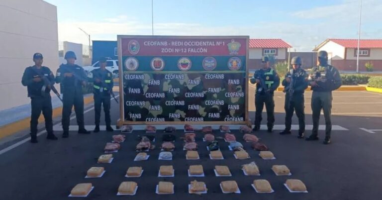 Falcón cerró con 13 mil panelas de droga incautadas con las 134 de la razzia de fin de año