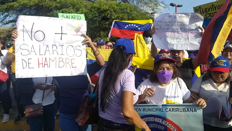 Gremio educativo de Paraguaná se unió a la protesta nacional