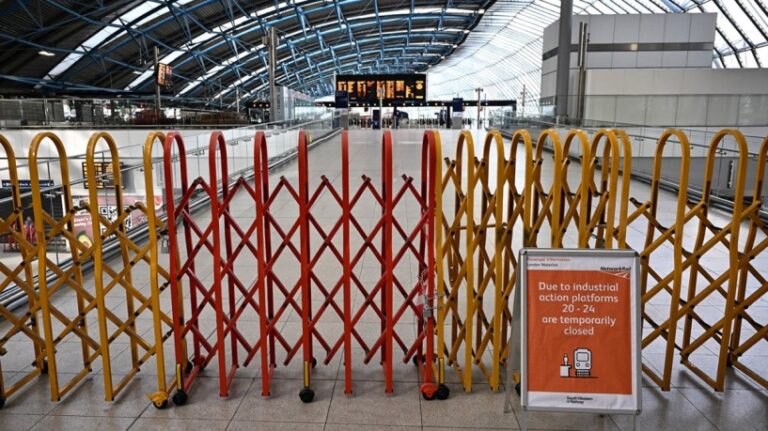 La huelga ferroviaria se reanuda en el Reino Unido
