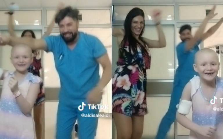 Video: el emocionante baile de un enfermero y una niña en su última quimioterapia
