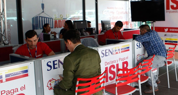 Seniat recaudó 14 millardos de bolívares en agosto
