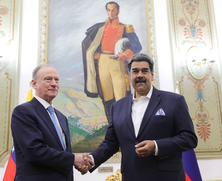 Maduro recibe al Secretario del Consejo de Seguridad de Rusia