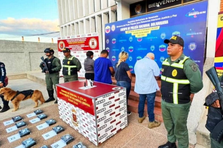 Detenidos funcionarios del Cicpc por tráfico de 83 panelas de cocaína