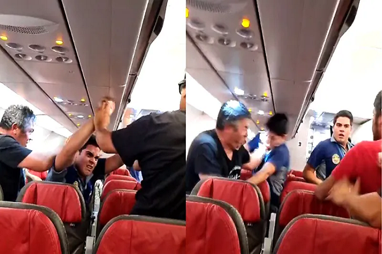 Pelea dentro de un vuelo en Chile dejó a seis heridos (+videos)