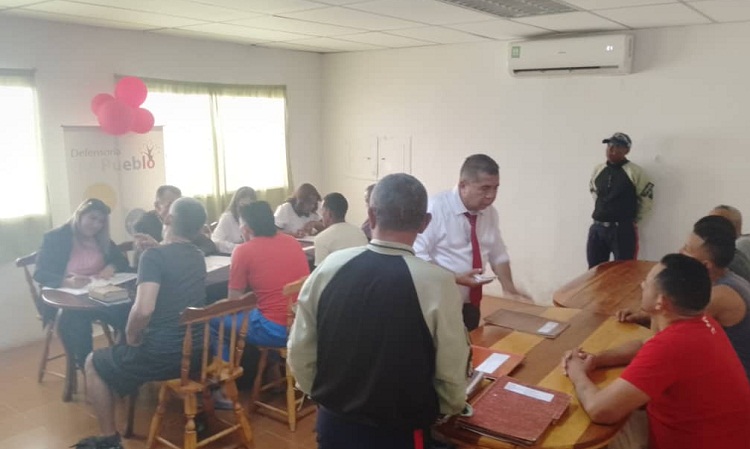 Defensoría del Pueblo supervisa condiciones de confinamiento de privados de libertad en Polimiranda