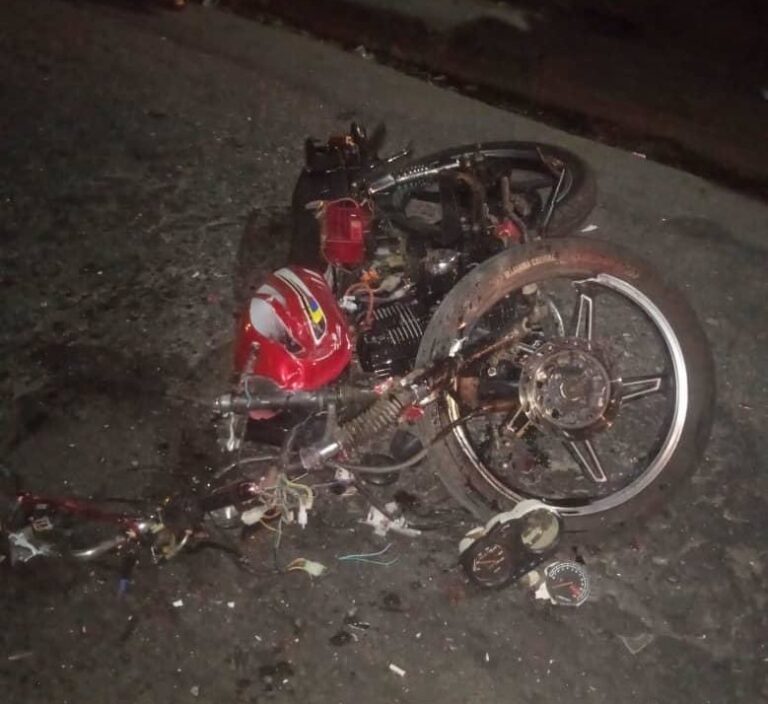 Un fallecido en accidente de tránsito en Flor de Patria
