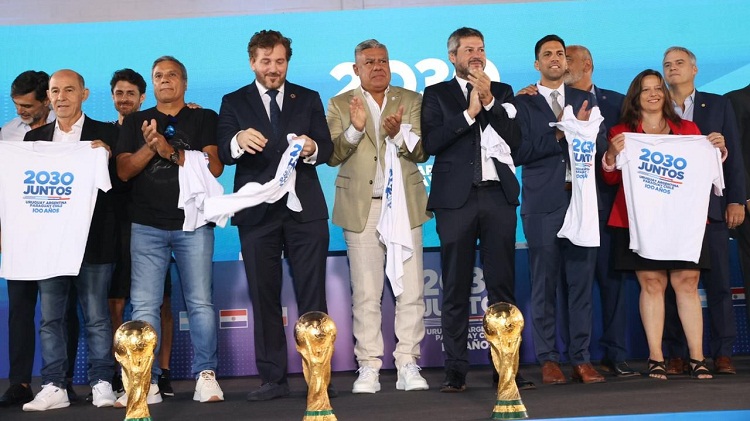 Argentina, Uruguay, Chile y Paraguay lanzan candidatura para el Mundial 2030