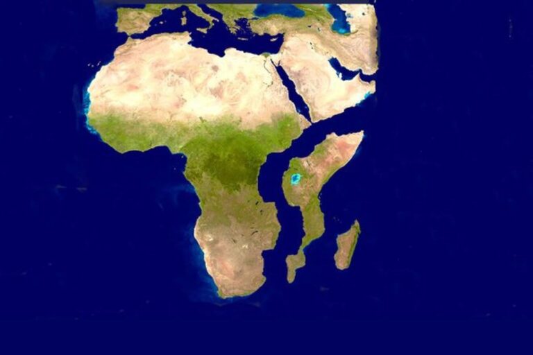 África se dividirá en dos mitades por una gran grieta y dará lugar a otro océano