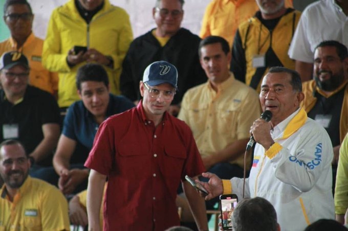 Primero Justicia proclama oficialmente a Capriles como su candidato a las primarias