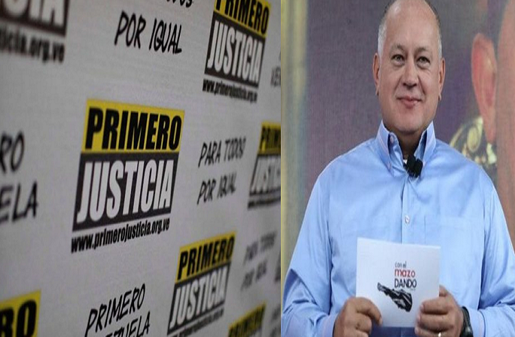 PJ tildó de «mentiroso» a Diosdado  tras supuesta solicitud de inhabilitar a María Corina