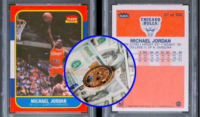 Hombre es acusado de vender tarjetas falsas de Michael Jordan