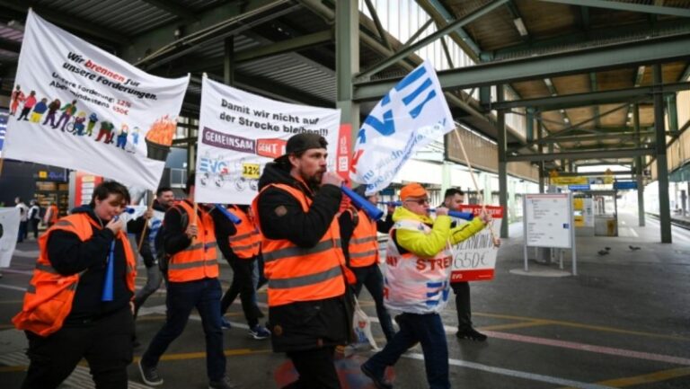 Una huelga en el transporte público paraliza Alemania