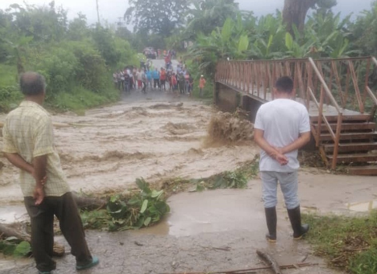 Alerta en Mérida por crecidas de ríos en los municipios Alberto Adriani, Obispo Ramos y Sucre