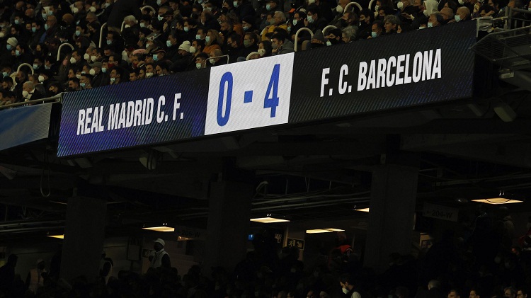 Real Madrid goleó 4-0 al Barcelona en el clásico y pasó a la final de la Copa del Rey