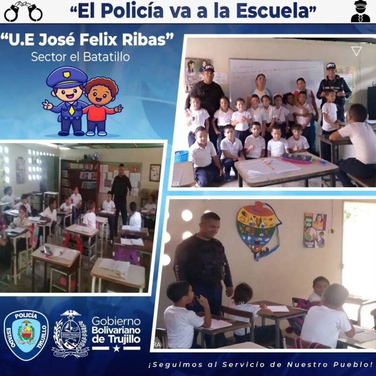 En Trujillo arrancó con éxito Plan Nacional «El Policía va a la Escuela»