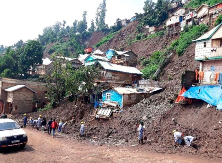 Al menos 19 muertos deja deslizamiento de tierra en la República Democrática del Congo