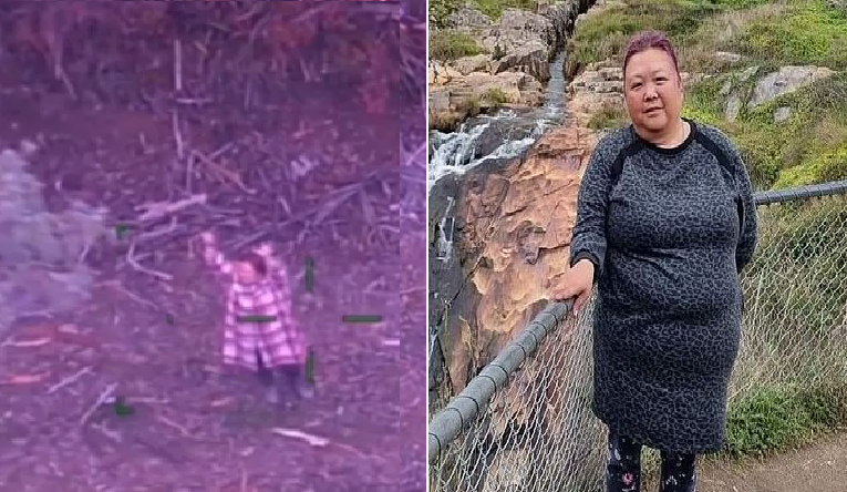 Mujer se perdió en un bosque y sobrevivió 5 días a punta de vino y dulces