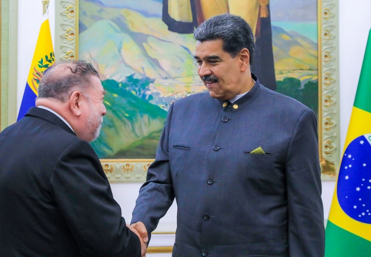 Maduro recibió en Miraflores a la delegación multidisciplinaria de Brasil para establecer «diálogo fluido»