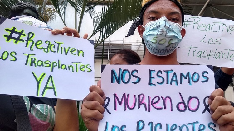 Organizaciones exigen la reactivación del programa de trasplantes en Venezuela