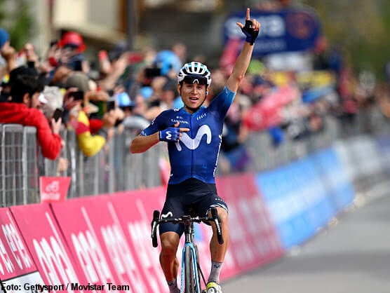 Colombiano Einer Rubio ganó la etapa 13 del Giro de Italia