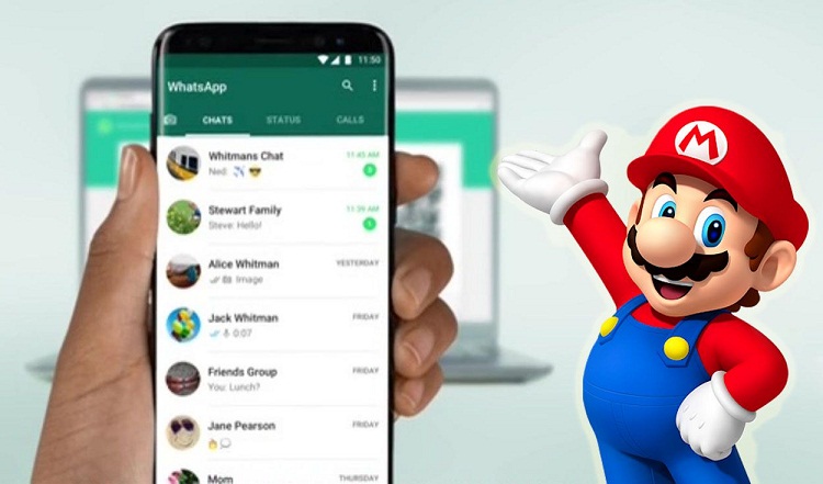 Así puedes activar el modo «Mario Bros» en tu WhatsApp