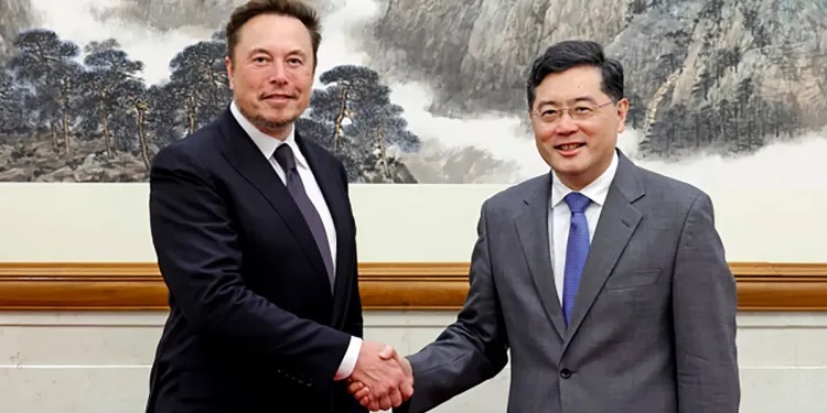 Elon Musk se reunió con el ministro de Relaciones Exteriores chino