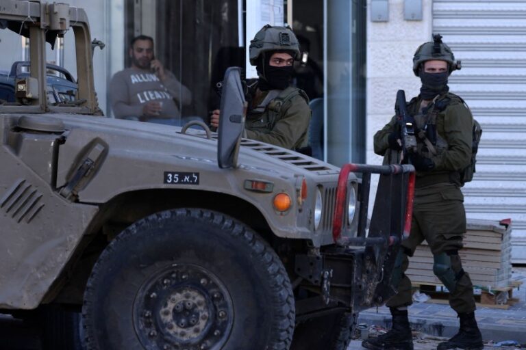 Operación militar israelí en Cisjordania deja tres palestinos muertos
