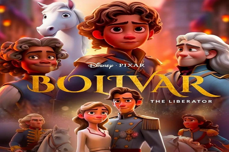 IA recrea cómo se vería   película de Simón Bolívar realizada por Disney