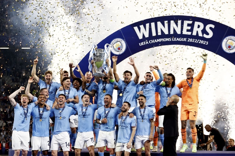 Manchester City gana la Champions League por primera vez al vencer 1-0 al Inter de Milán