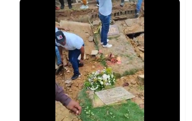Videos: Siete personas lesionadas por colapso estructural en un cementerio de Carúpano