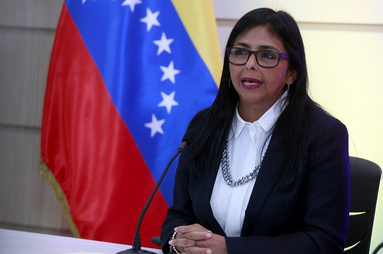 Delcy Rodríguez en la India: El bloqueo no es sólo contra Venezuela, sino contra la comunidad internacional