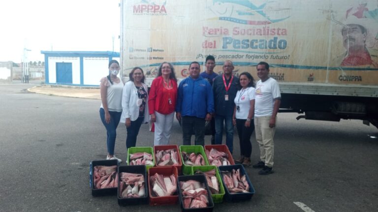 Corpesca entregó media tonelada de pescado a hospitales de Paraguaná