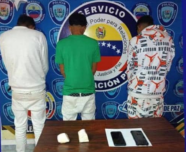 Sipef detuvo a tres microtraficantes de cocaína en Fundabarrios