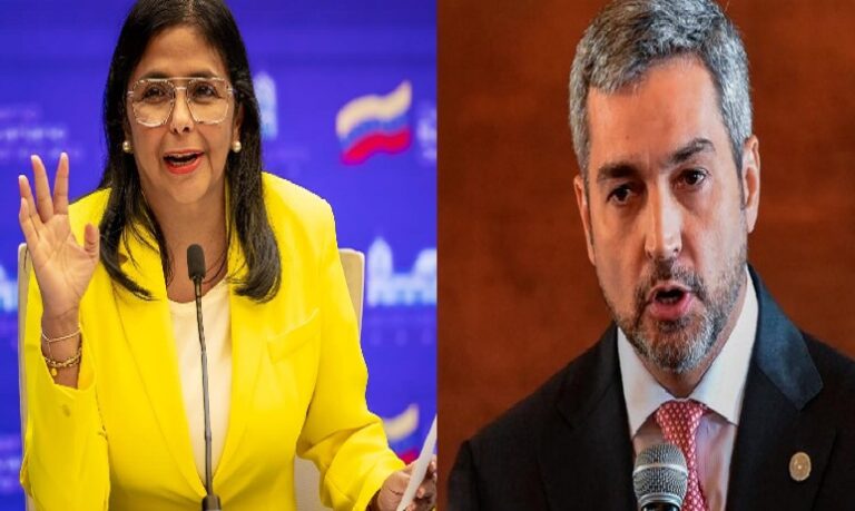 Rodríguez instó al presidente paraguayo a pagar la deuda con Venezuela