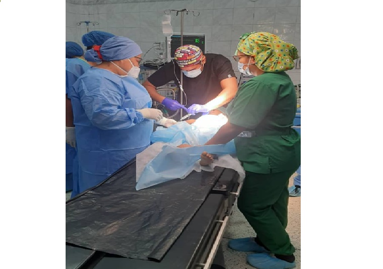 Hospital Chimpire realiza jornada de cirugía pediátrica
