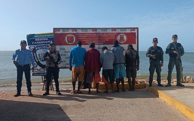 Dos de los cinco detenidos en Falcón en la embarcación clandestina registran antecedentes 