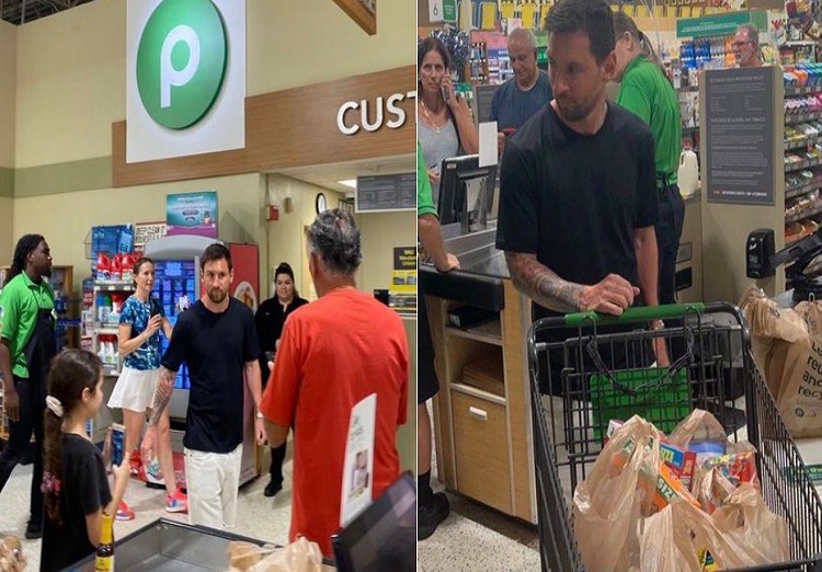 Lionel Messi fue al supermercado en Miami con sus hijos y causó furor