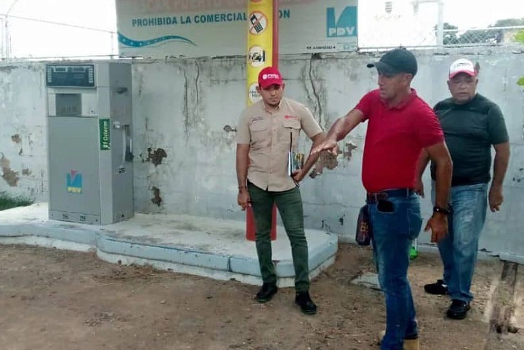 Adelantan inspección técnica de estación que suministrará combustible a pescadores de Cumarebo 