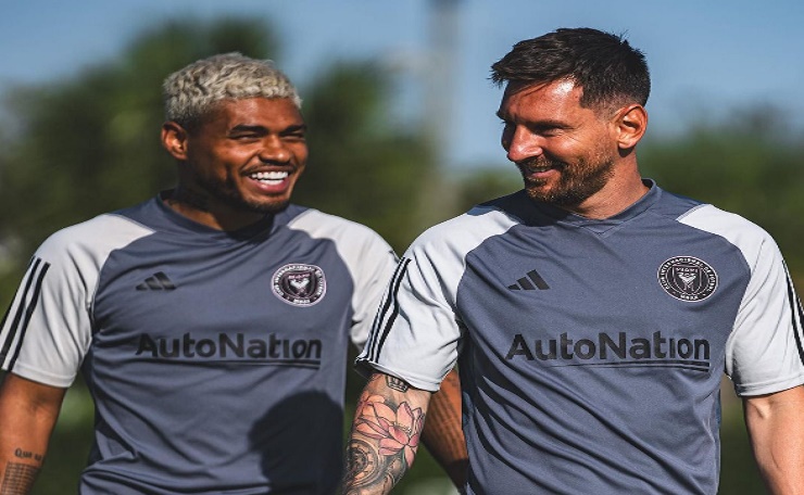 Josef Martínez y Messi entrenan juntos por primera vez con Inter Miami