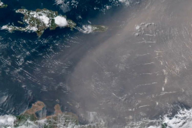 Polvo del Sahara llegará este martes a Venezuela