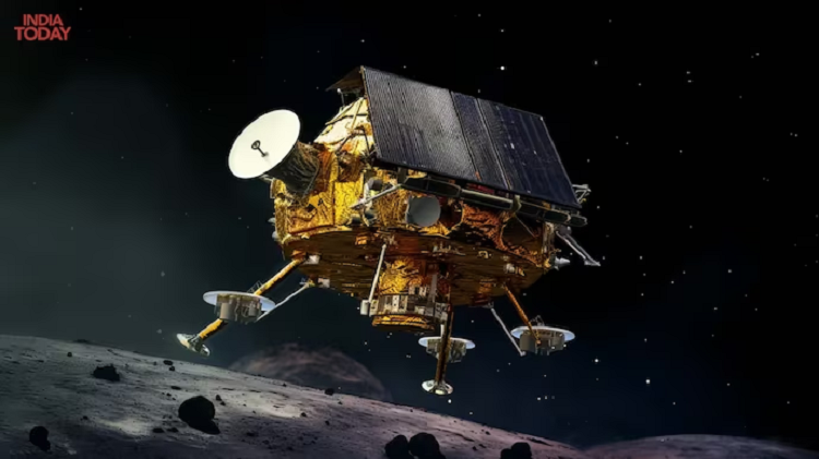 La nave espacial Chandrayaan-3 aterriza en la Luna