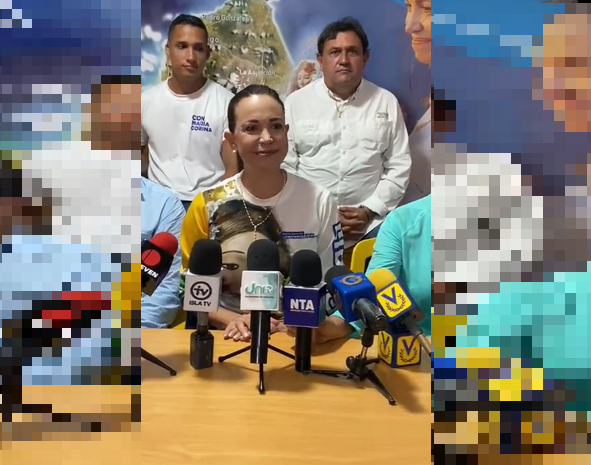 María Corina denunció la detención de las personas a las que le alquilaron camión de sonido