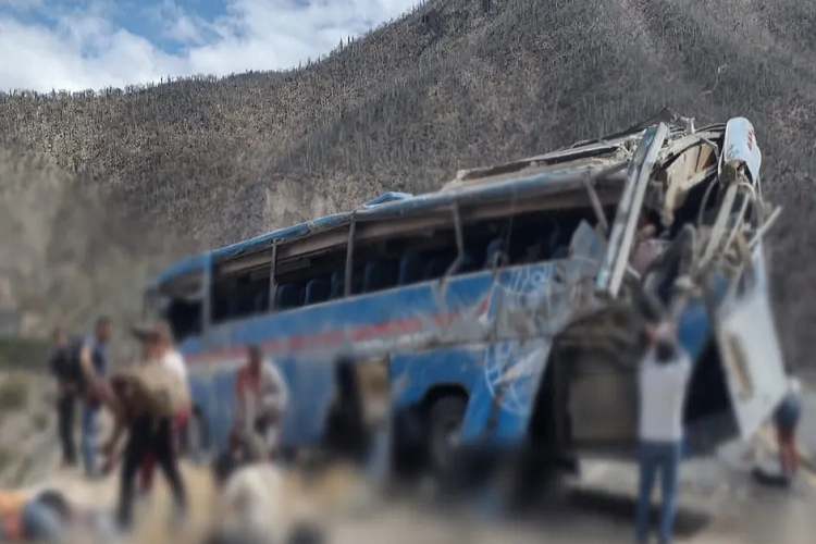 Autobús con migrantes venezolanos choca contra tráiler en México; hay 17 muertos