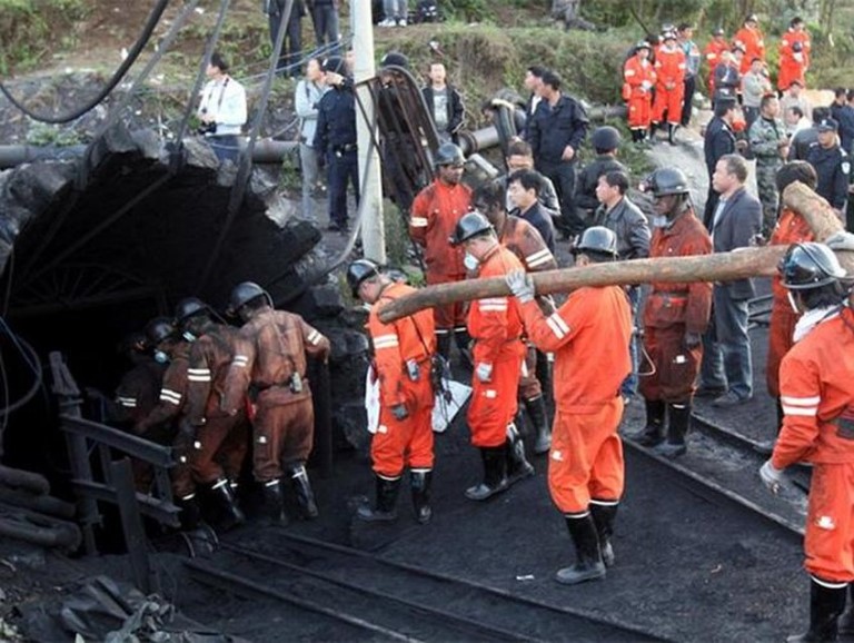 Mueren 11 personas por explosión en una mina de carbón en China
