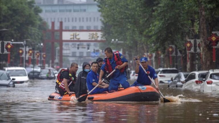 Pekín registró sus lluvias más fuertes en 140 años