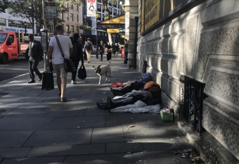 Aumenta en Londres el número de personas sin hogar