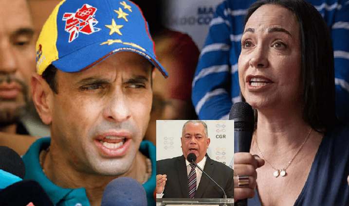 Maria Corina y Capriles reaccionan a designación de Elvis Amoroso en el CNE