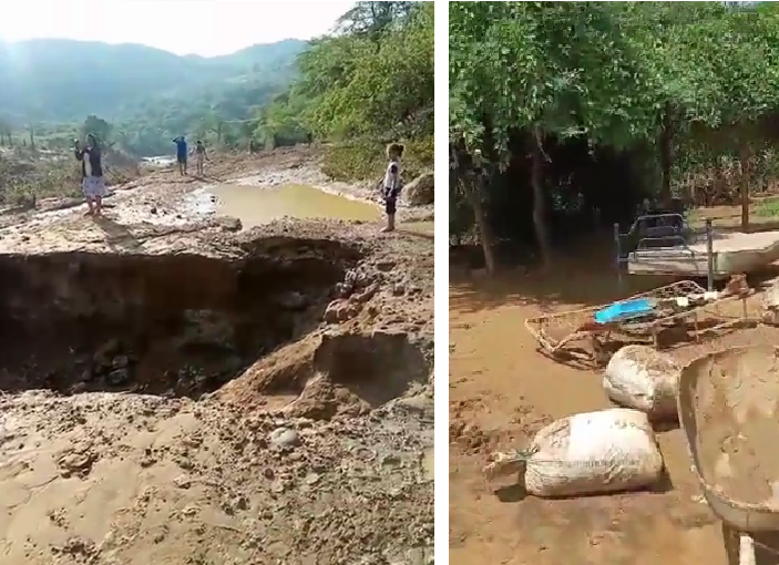 Lluvia causó afectaciones en al menos seis sectores de Zazárida